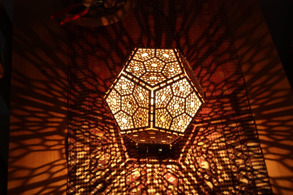 Dodecahedron Shadow Lamp