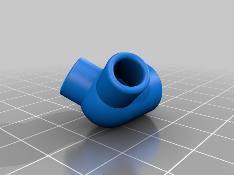 Tee pipe connector fully customizable