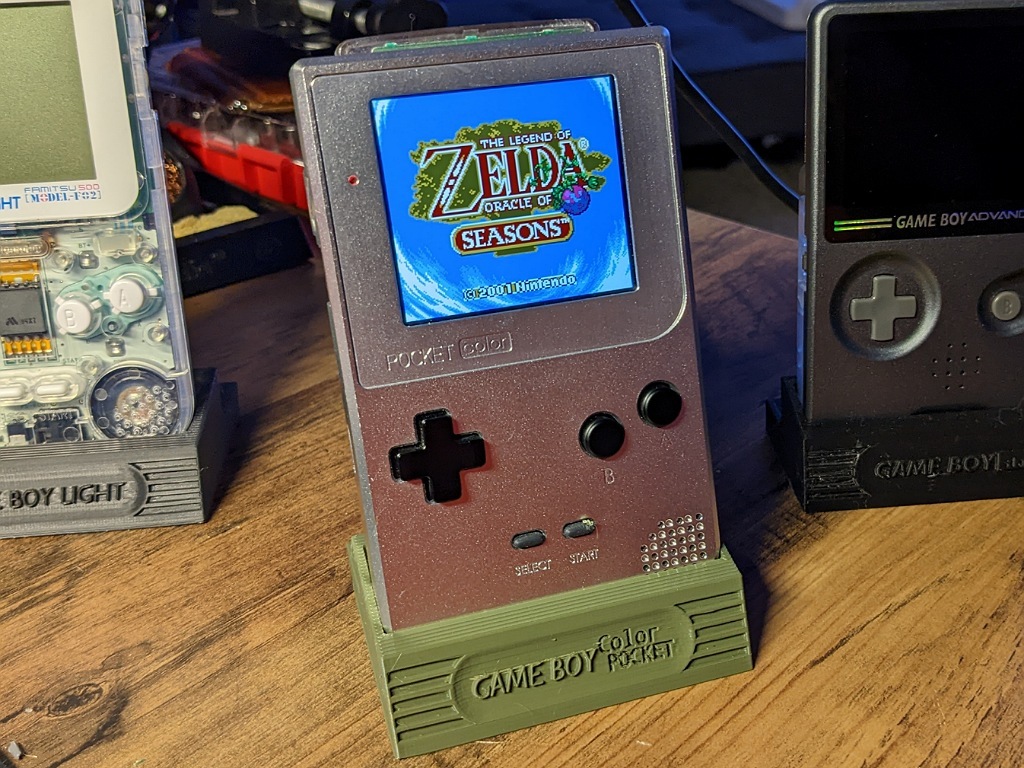 Boxy Pixel Game Boy Color Pocket Stand