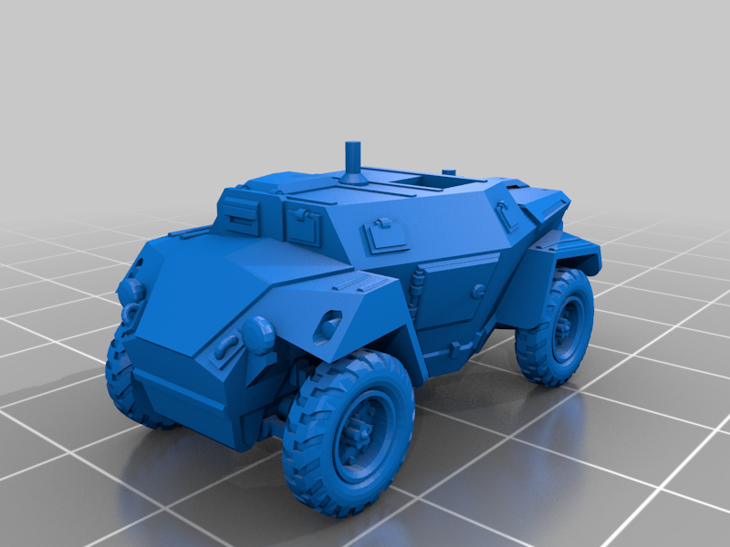 Humber Scout Car easy print