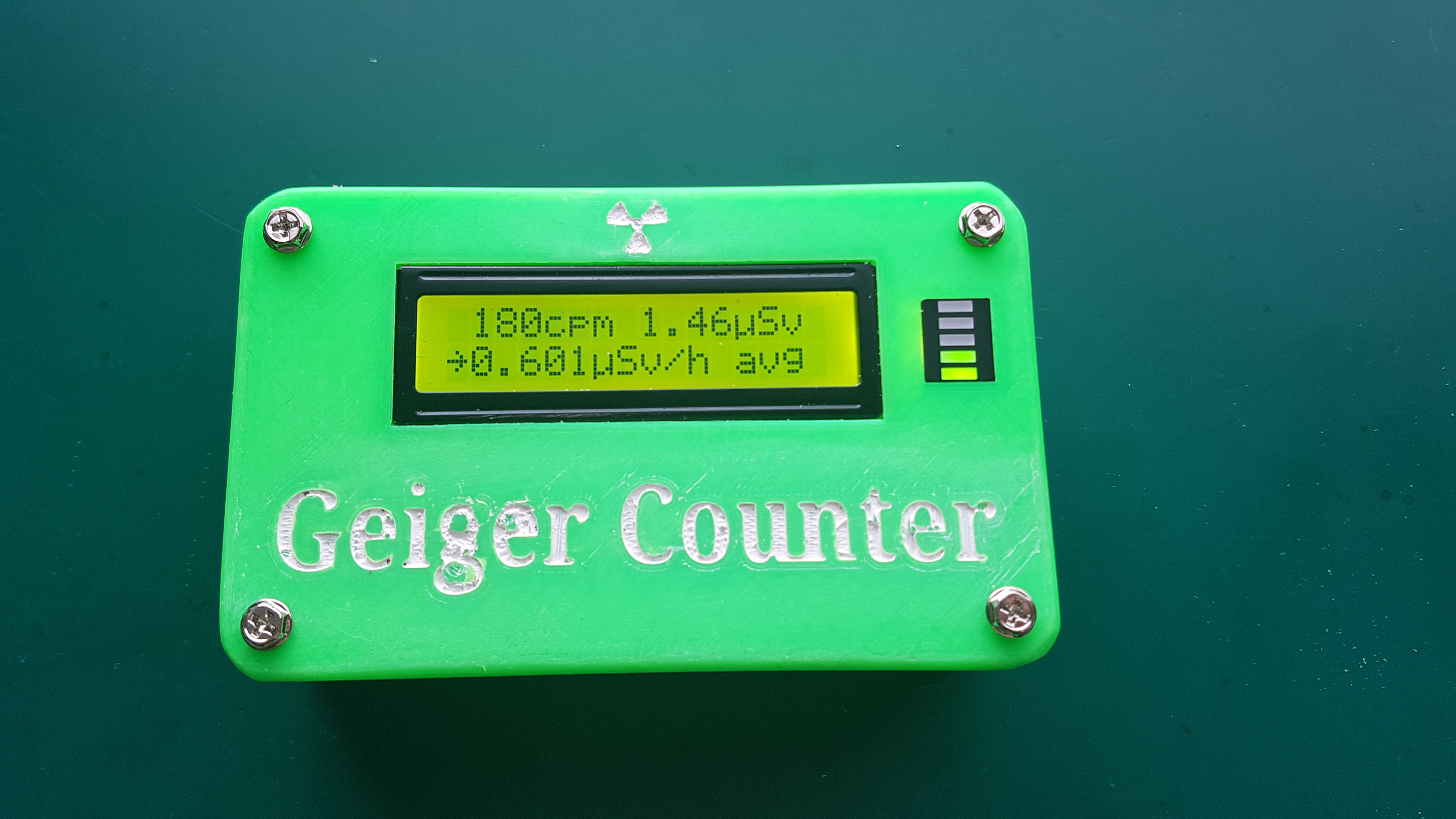 Geiger counter case for DIY kit