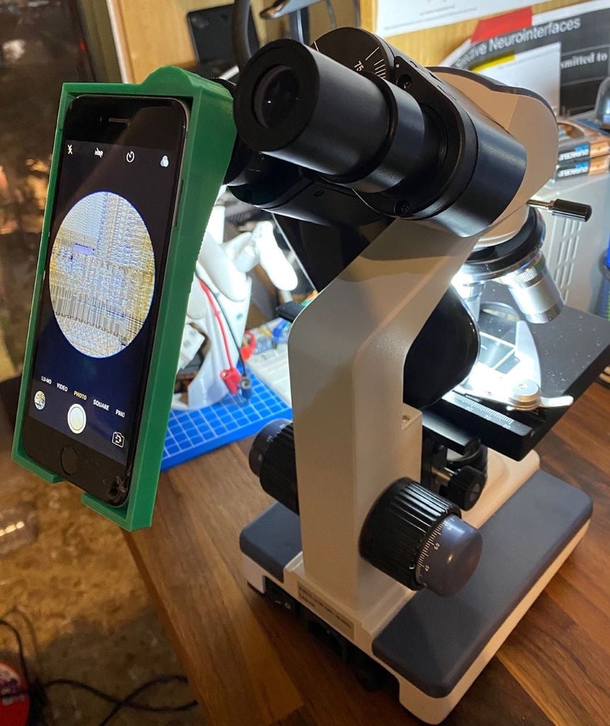 iPhone 6 to microscope 28mm eyepiece adapter