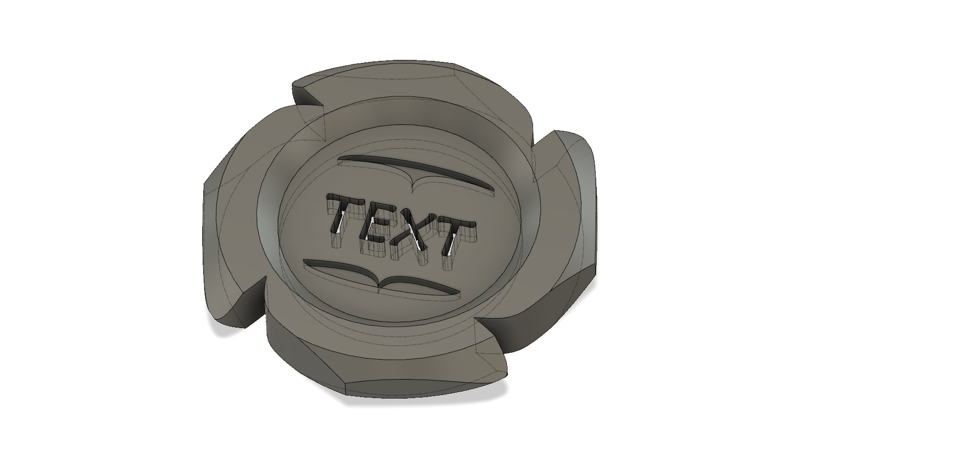 Maker Coin Customizable Fusion 360 Customisable Editable