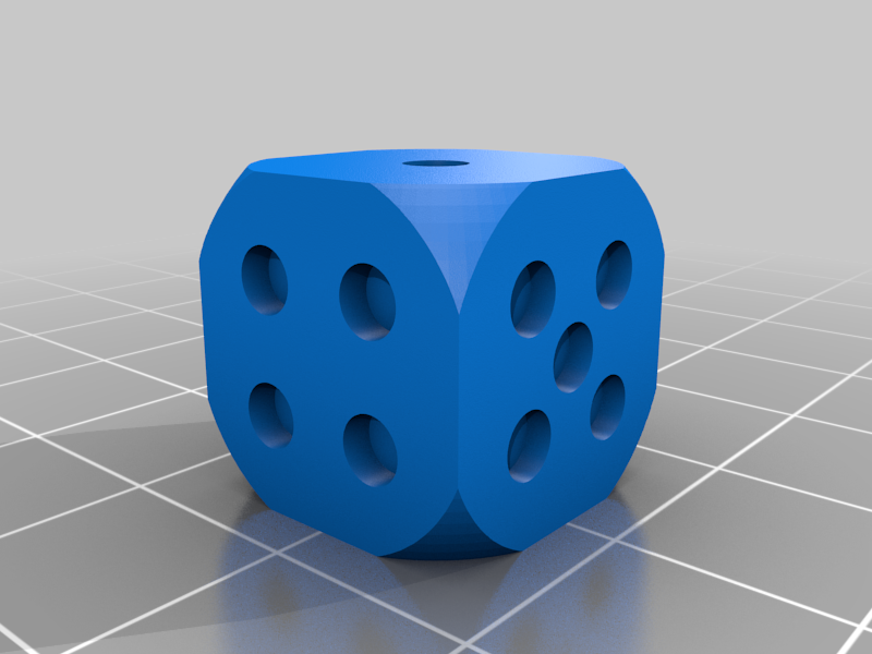 My Customized Parametric Monte Carlo Die with Proportional Holes (Balanced)