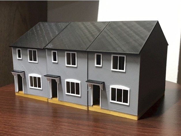 FICHIER pour imprimante 3D : maison Featured_preview_RowHouse6