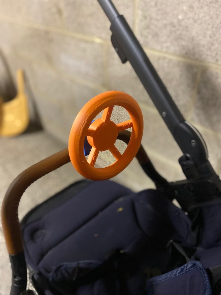 Steering wheel for stroller