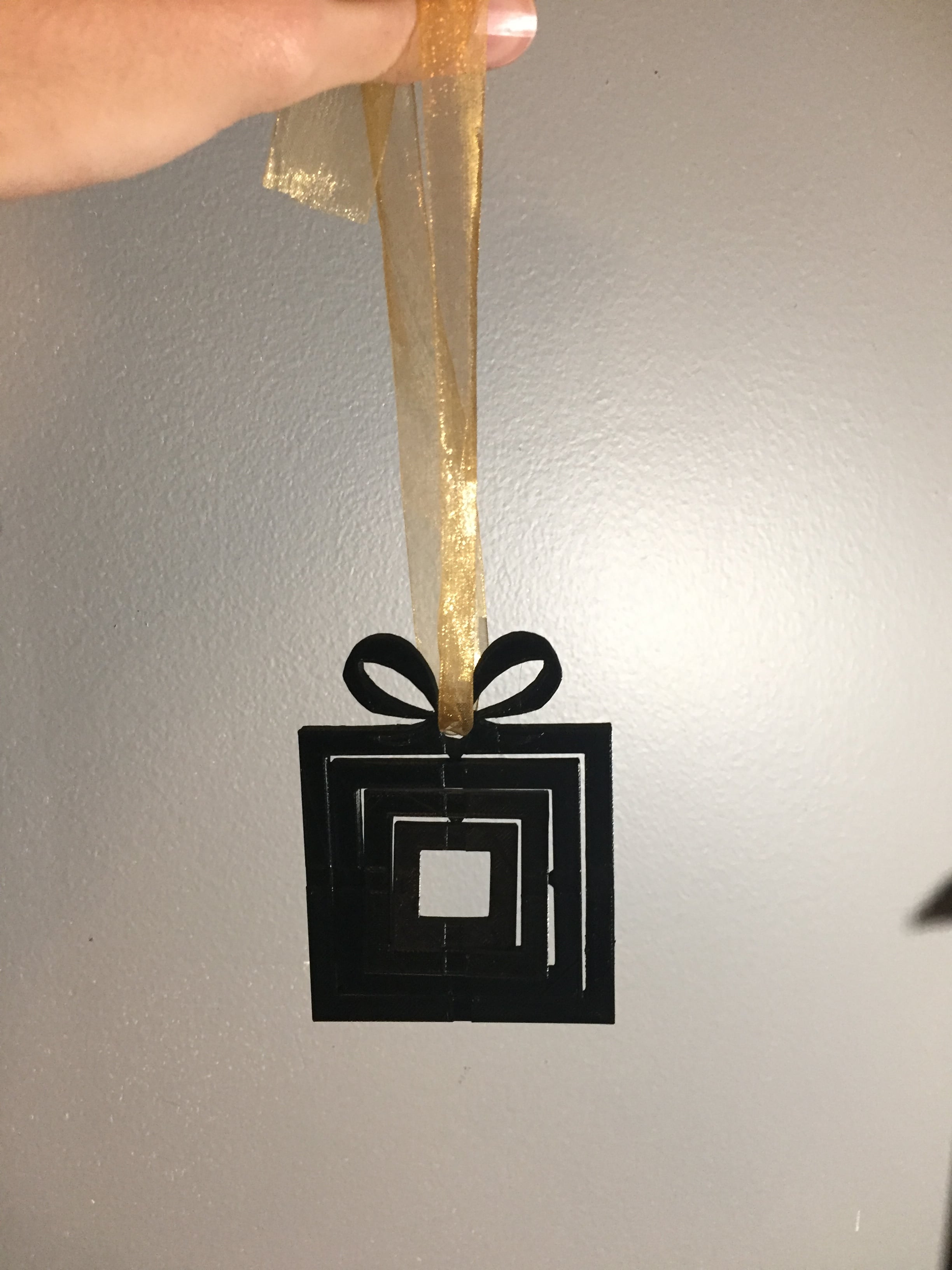 Christmas Present Gyro Ornament