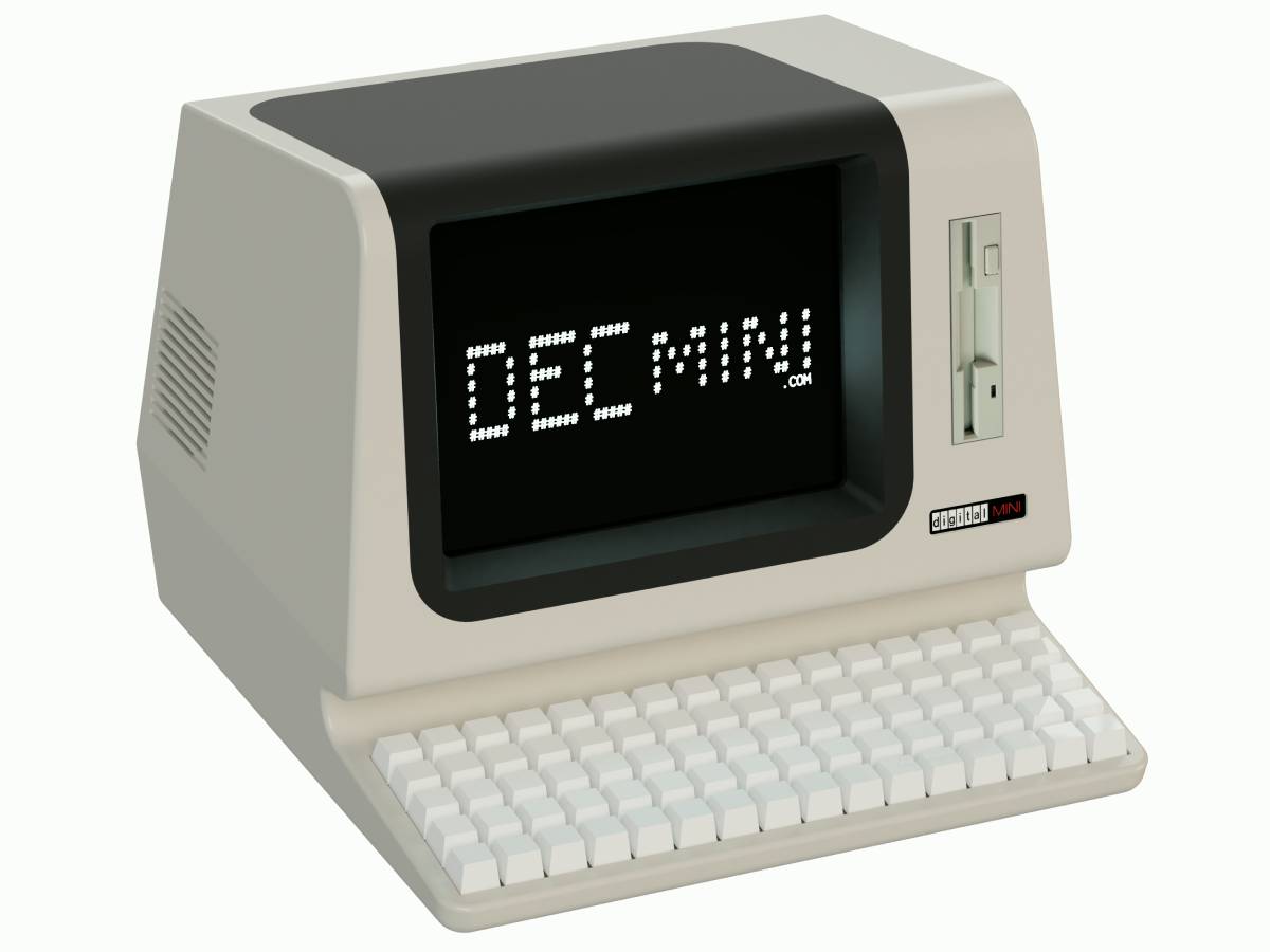DEC Mini, a full-sized, fully working 3D printable beautiful retro computer