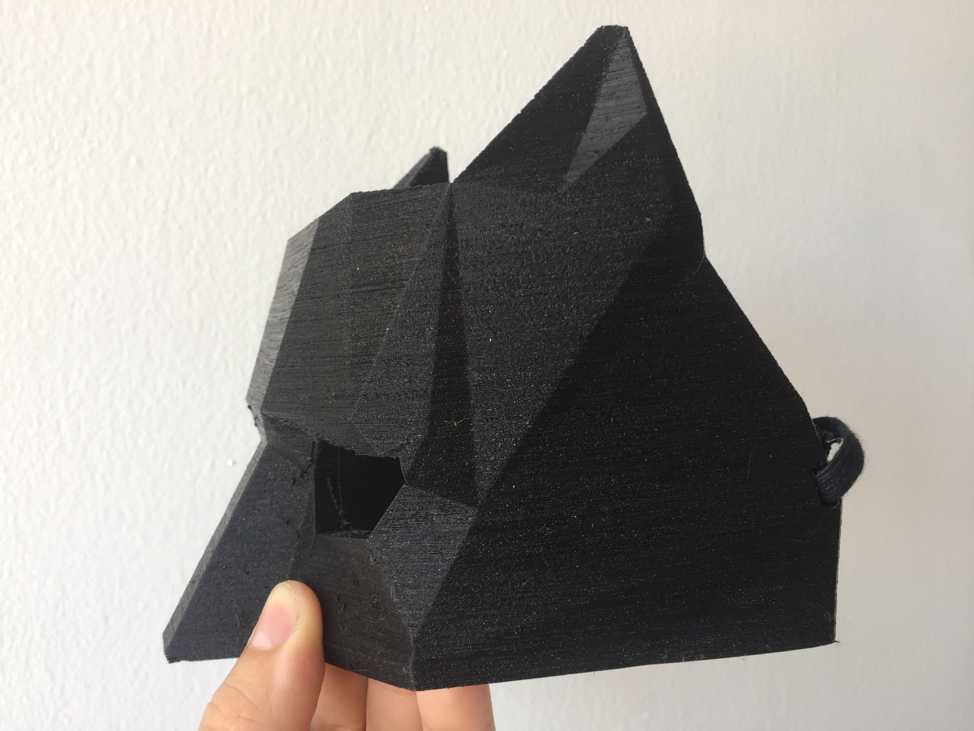 Cat Low Poly Masquerade Mask
