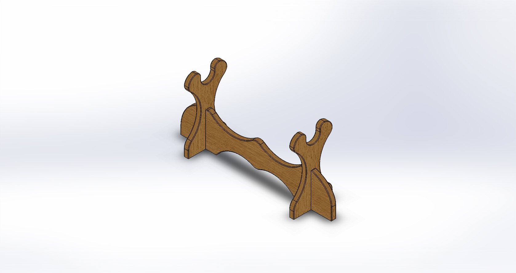Bone katanakake sword stand