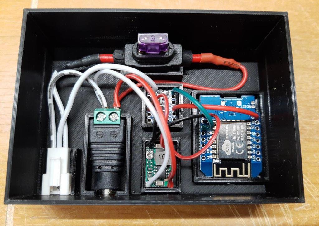 WLED ESP8266 D1 Mini Style 12v LED Control Box