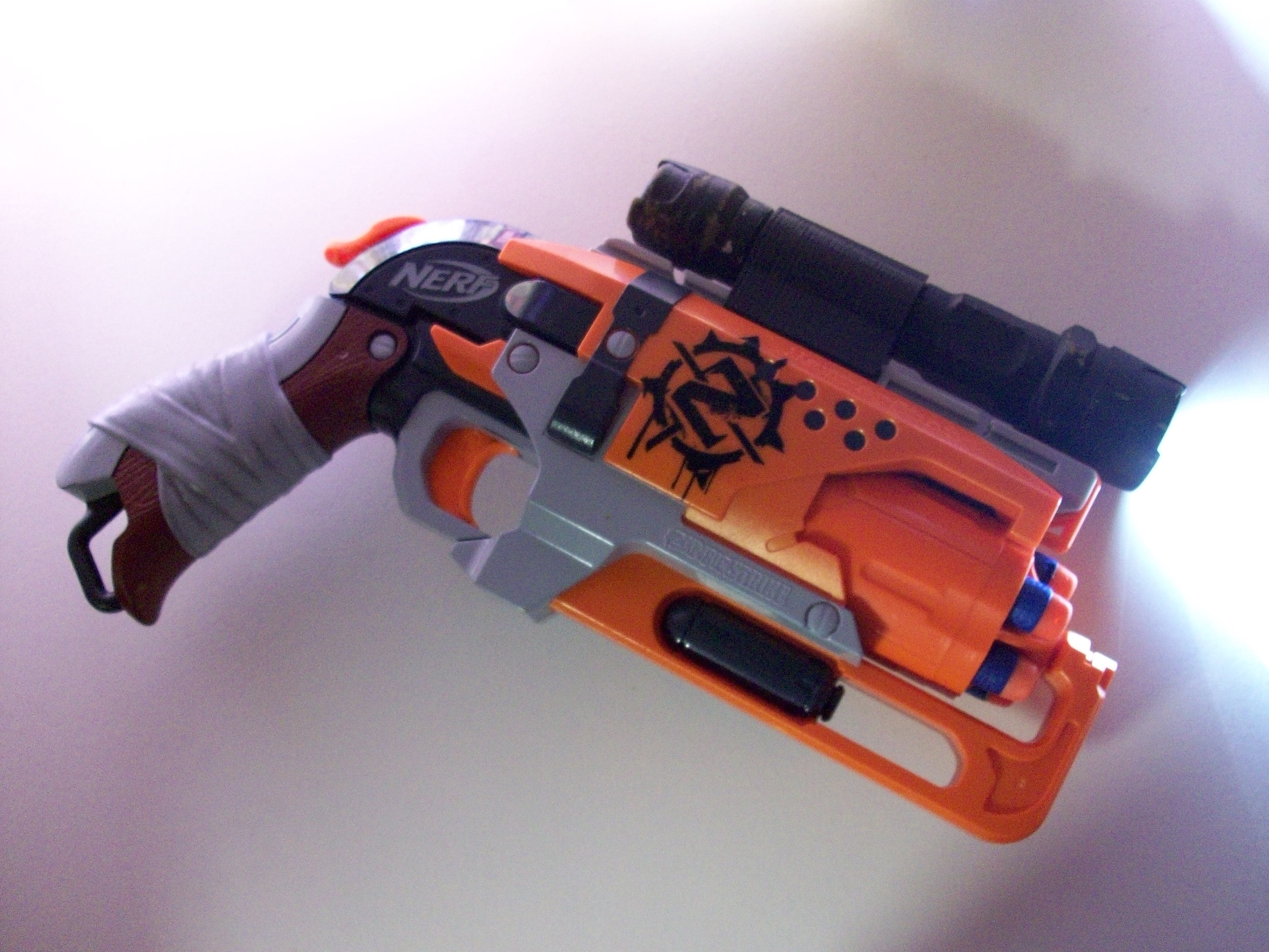 Flashlight Mount for Nerf Tactical Rail