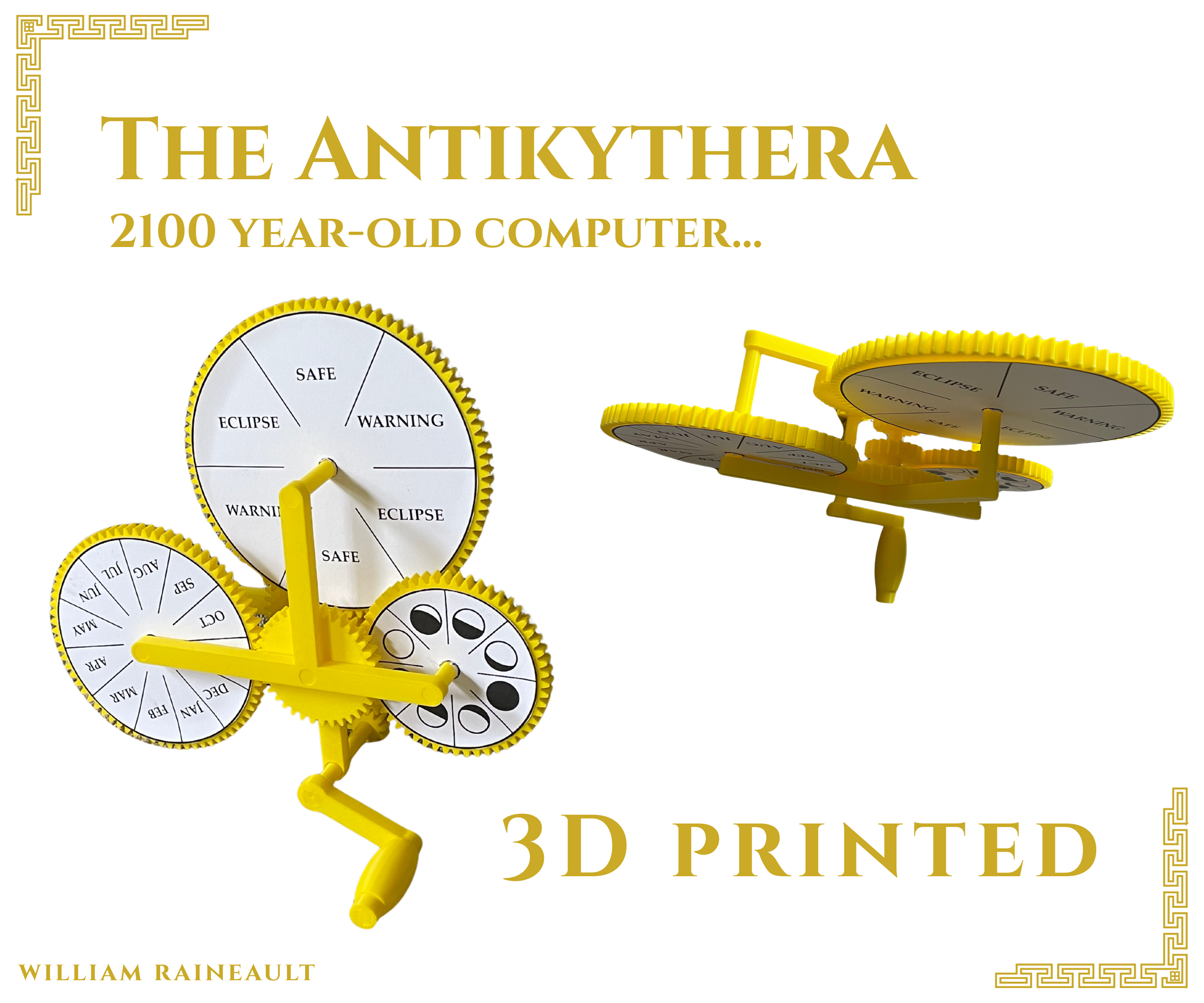 The Antikythera - a 2100 Year-old Computer... 3D Printed.