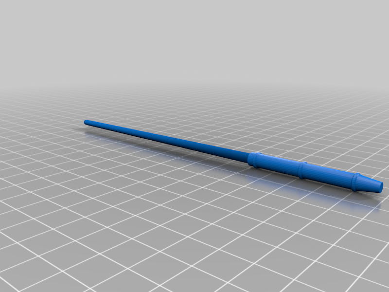 Potter wands low poly 