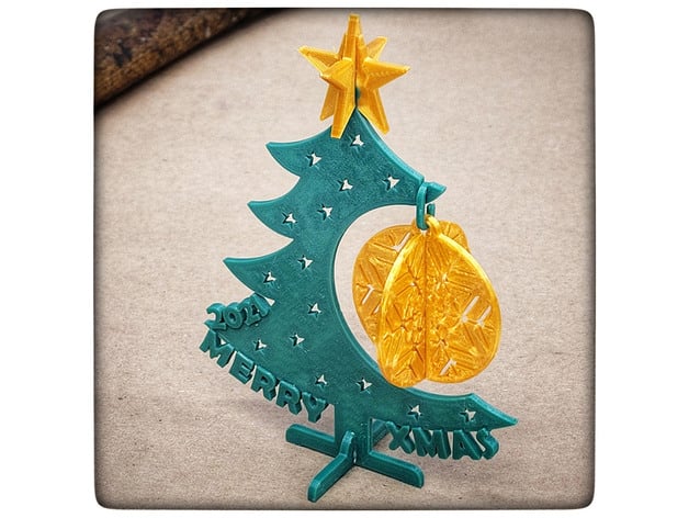 Christmas Tree Ornament Gift Card