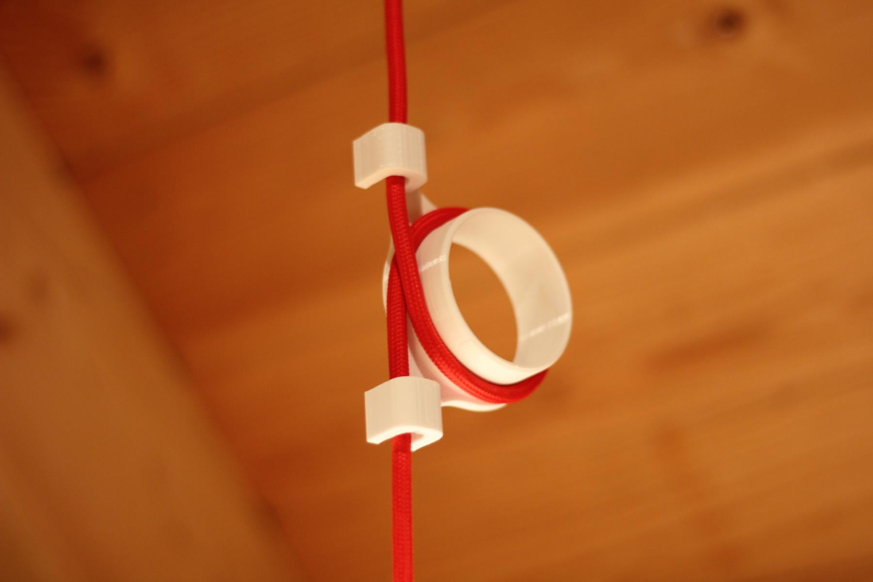 Cable shortener for ceiling lamp - Ikea lamp