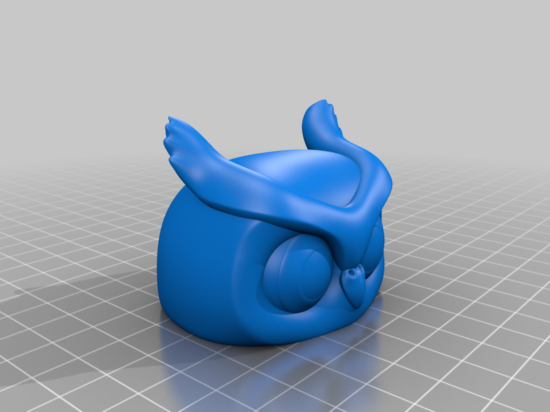 WINTER OWL JAR- PRINT IN PLACE- FREE SUPPORTS