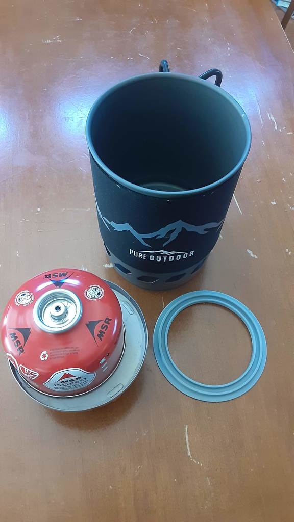 Fuel Canister Centering Ring - Cheap JetBoil Stove Clones