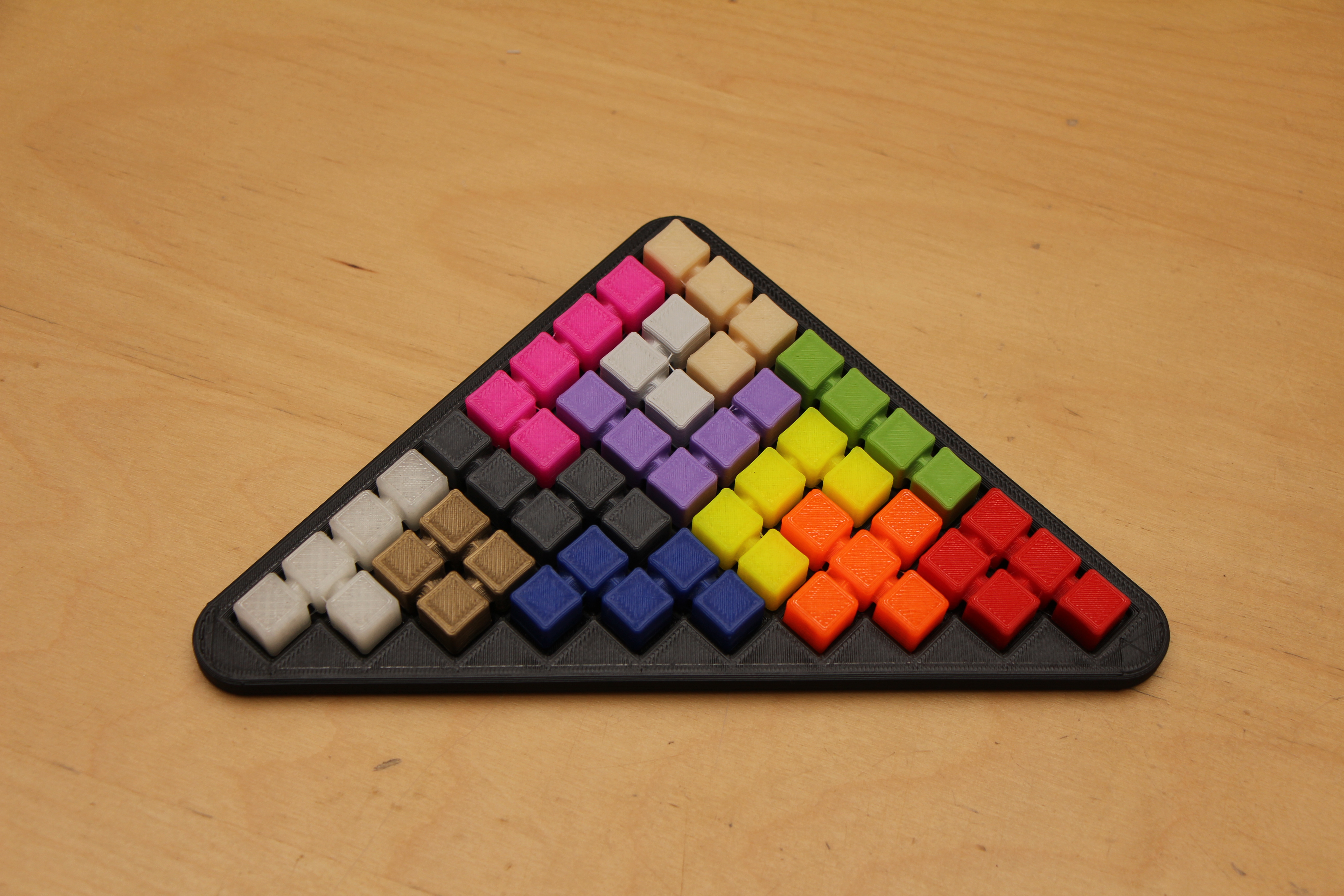 Blocky Pyramid Puzzle