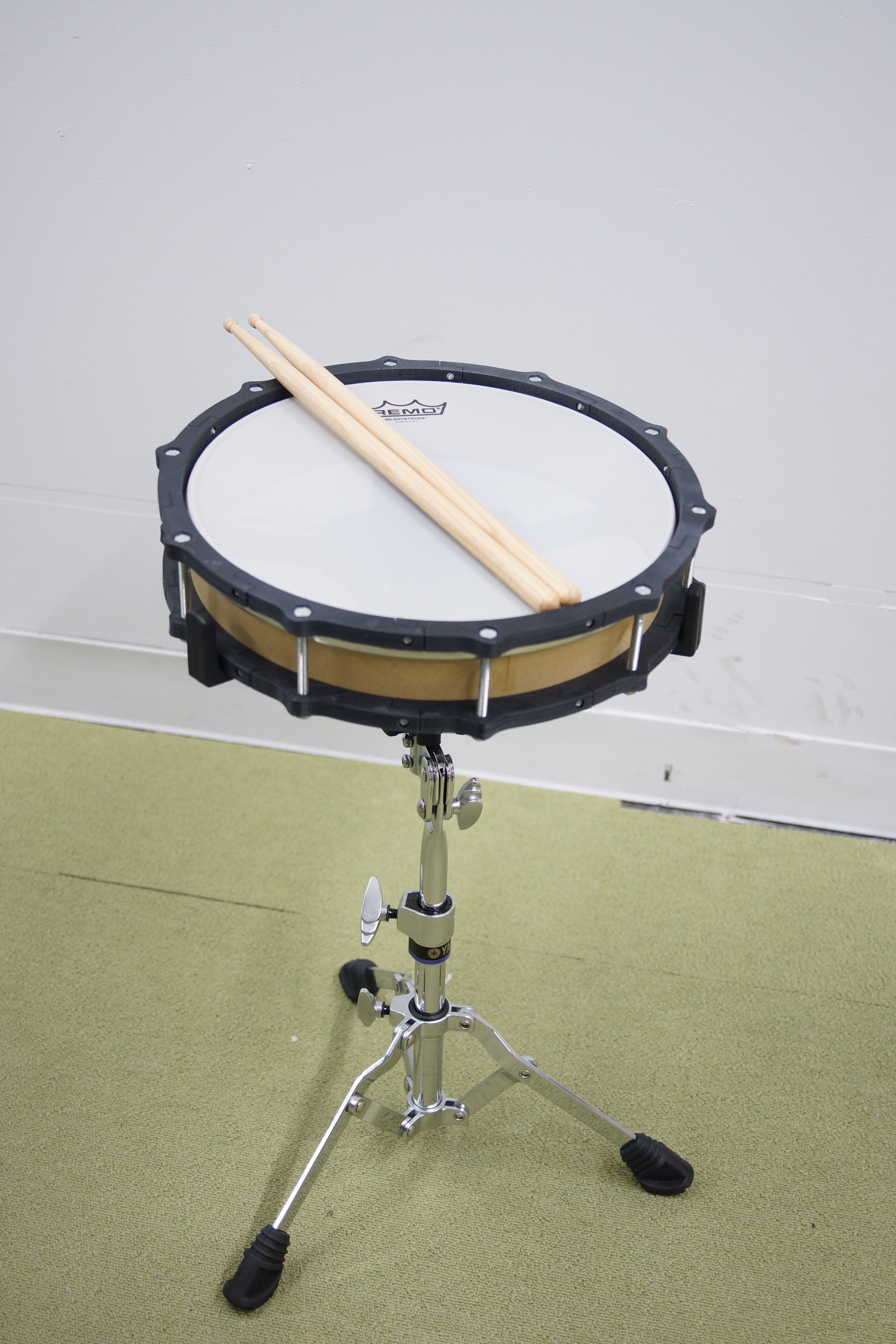 12 inch e-drum pad with small 3d printer