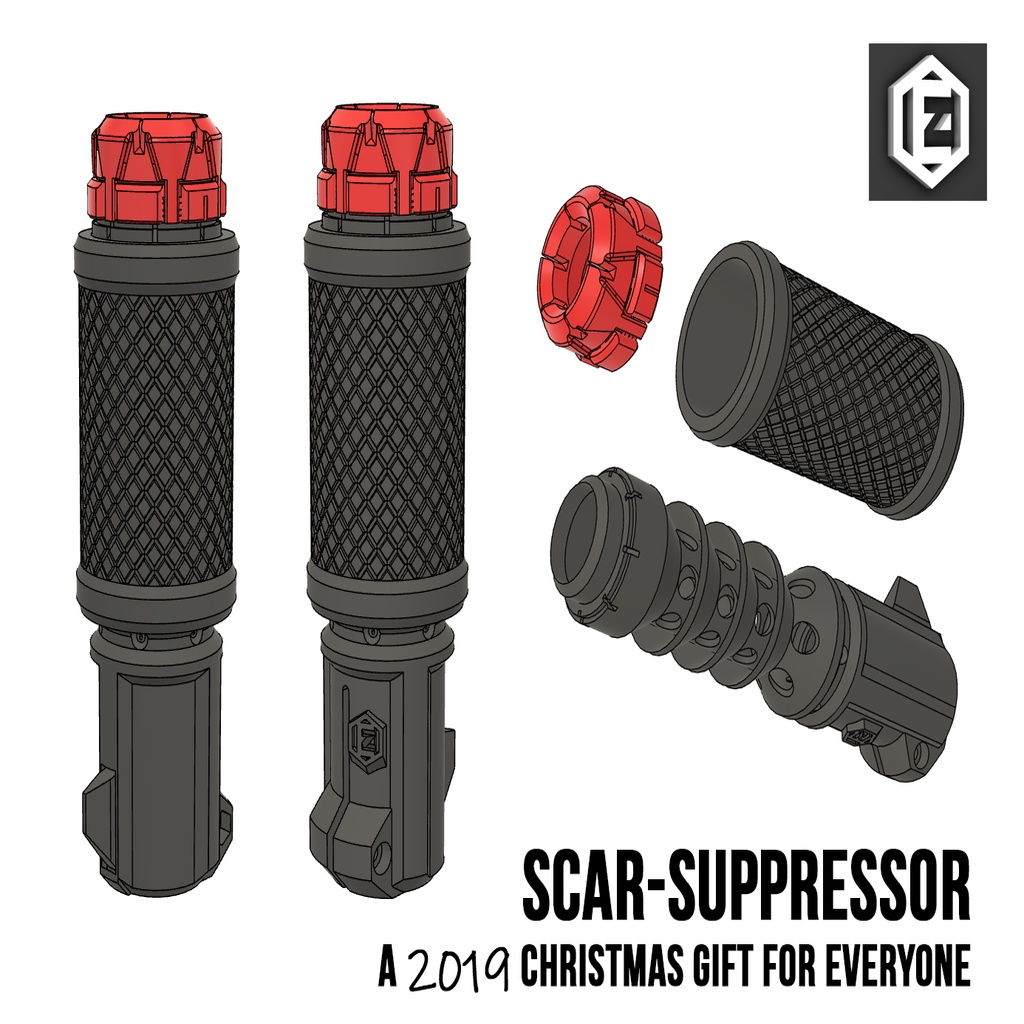 NERF EZE Scar-Suppressor