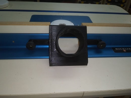 Dust Port for Rockler Router Table