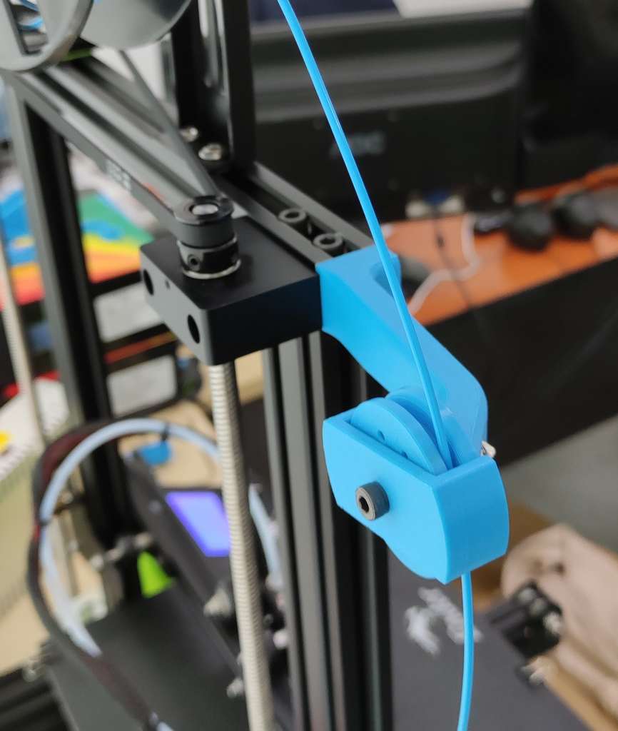 Ender 3 filament roller top