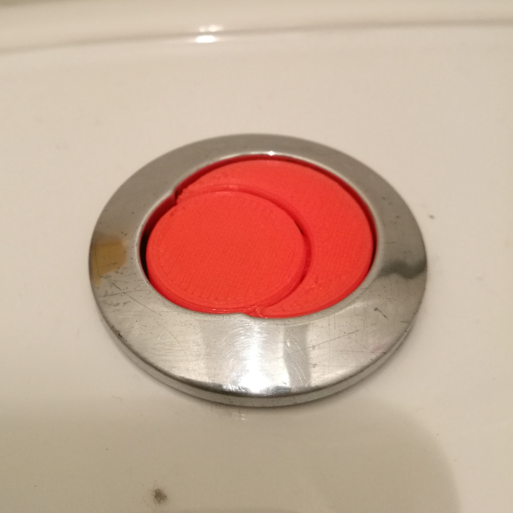Replacement toilet flush buttons