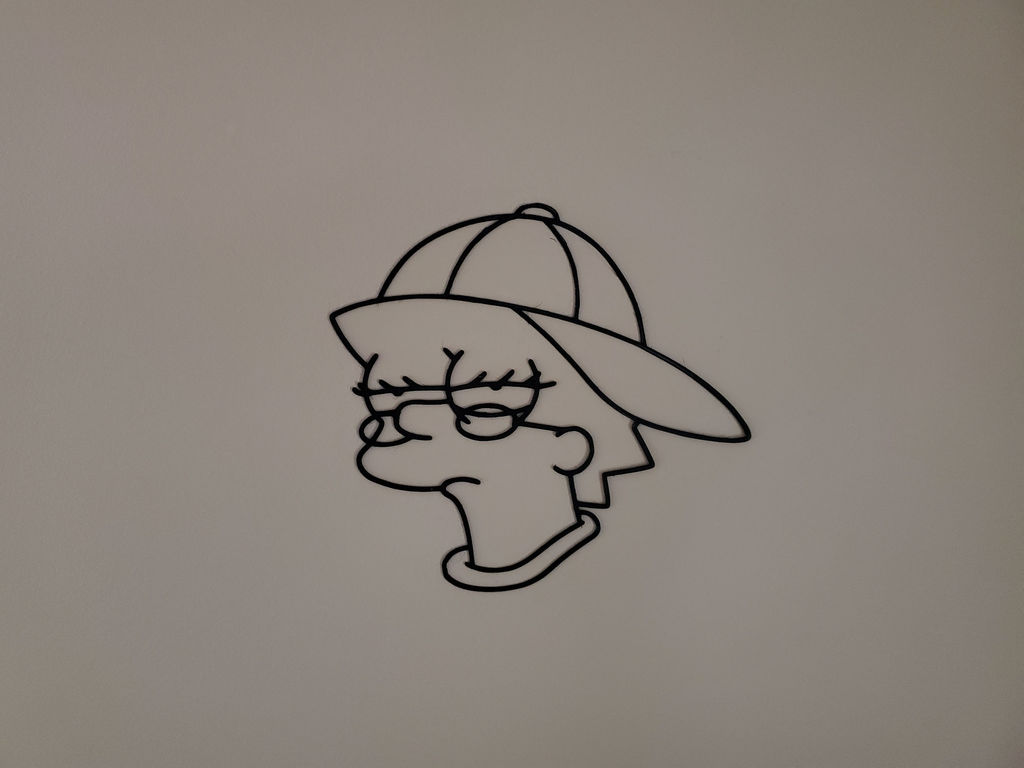 Cool Lisa - Simpsons Wall Art