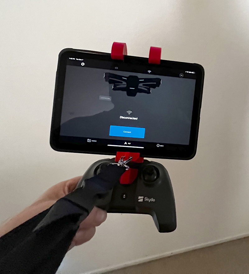 Skydio2 or Anafi Parrot drone controller iPad Mini tablet holder