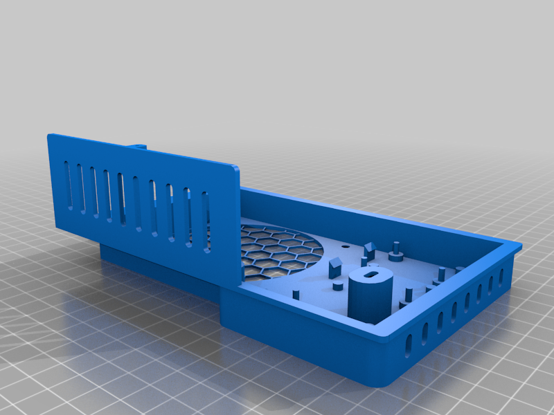 Ender-3 V2 Motherboard cover with 80x15 Fan seat