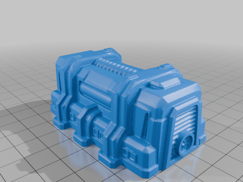 Sci-Fi Power Generator/Storage Unit for Tabletop Games/Wargames