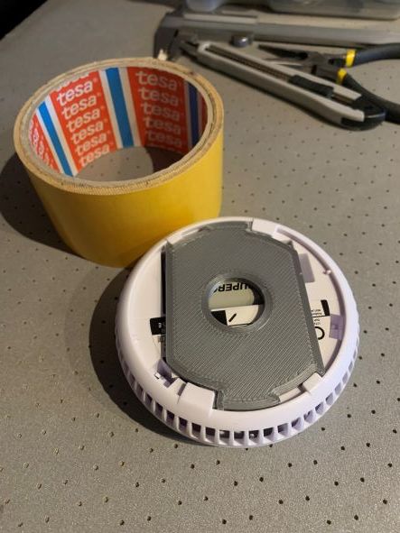 mounting plate smoke detector