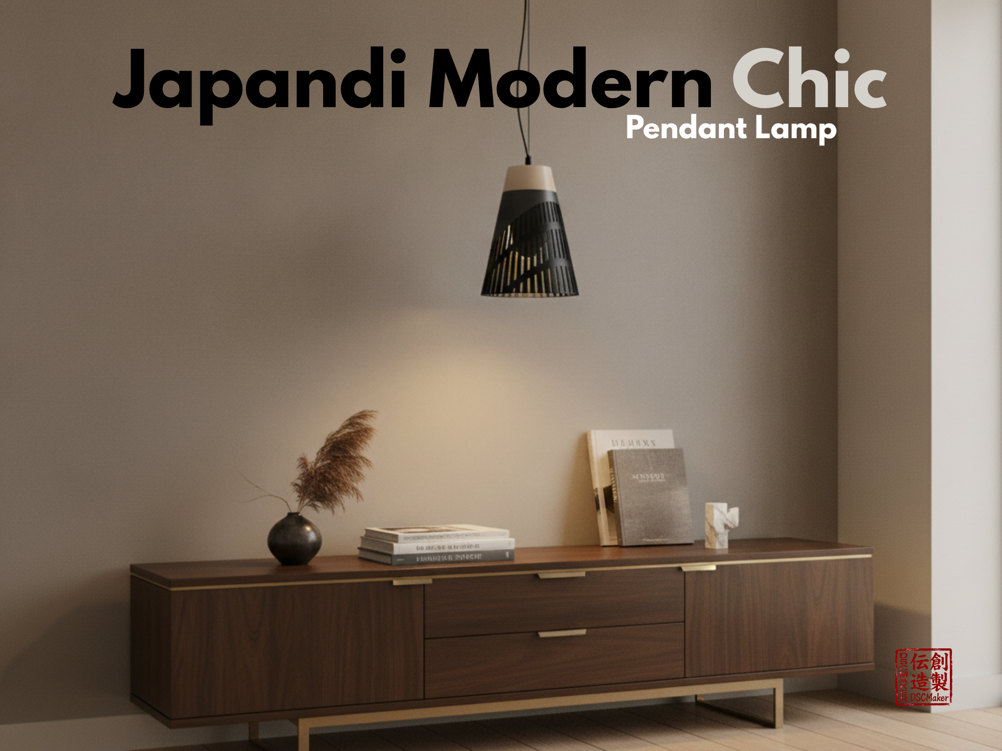 Japandi Modern Chic Pendant Lamp