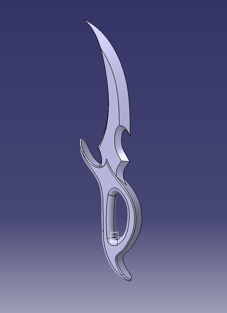 Dagger (bending shaped knife)