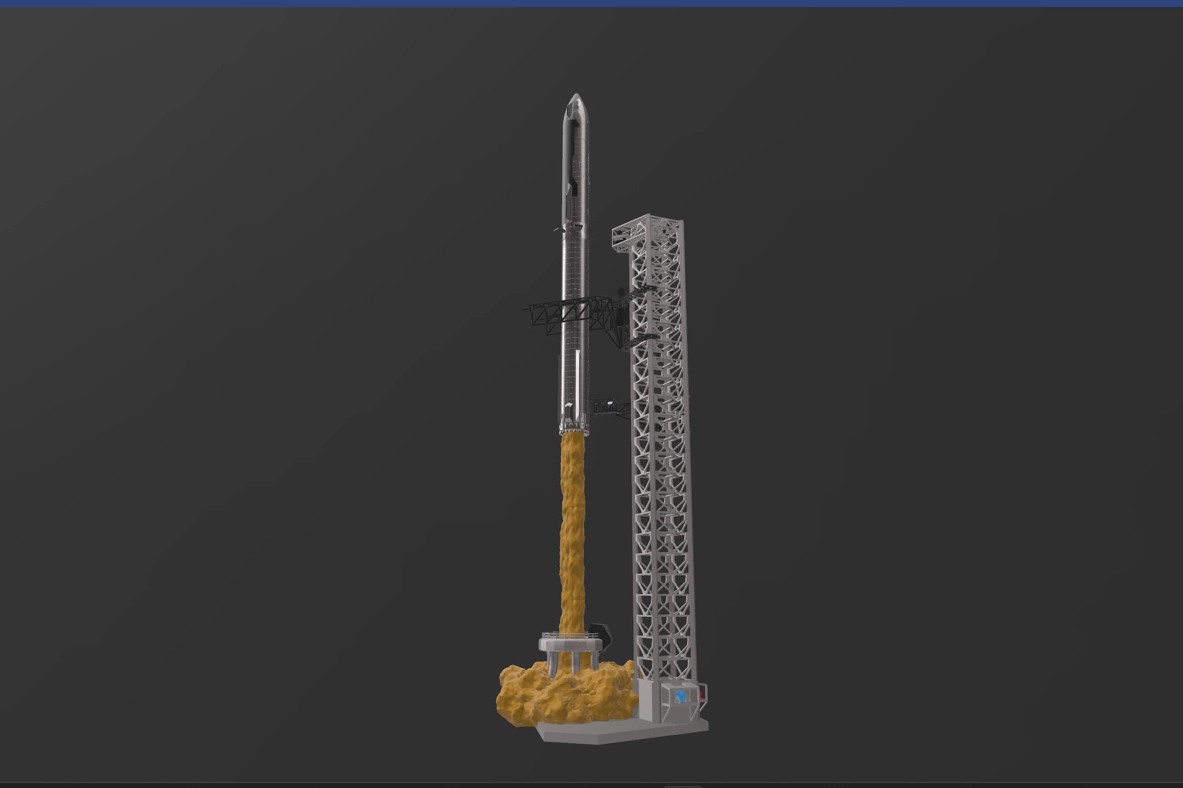 WIP - Fully Motorized Starship Launch Tower V0