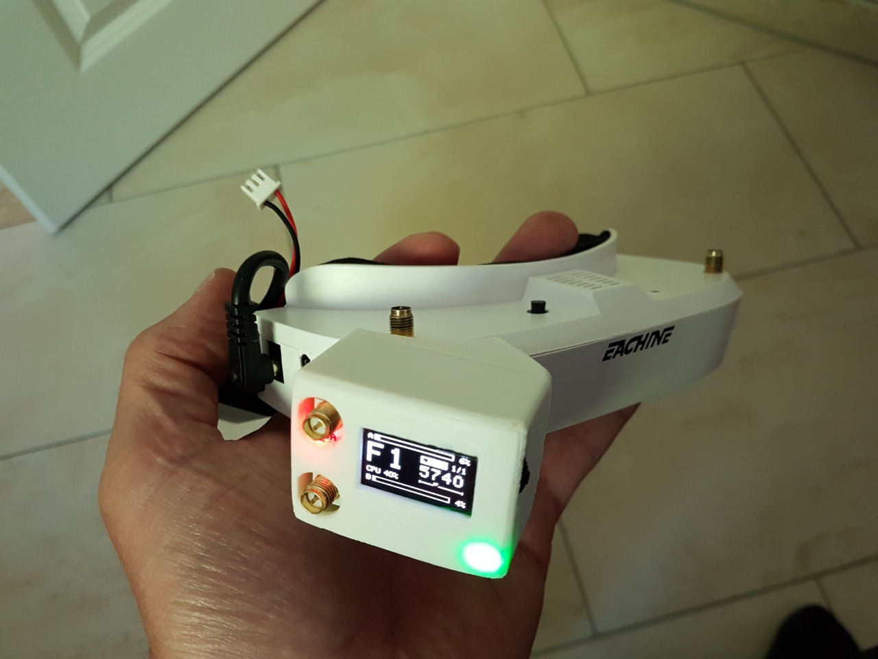 Eachine EV100 Receiver Module Bay for Pro58 (and similar Modules)