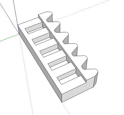 Vertical Blind Rack Gear