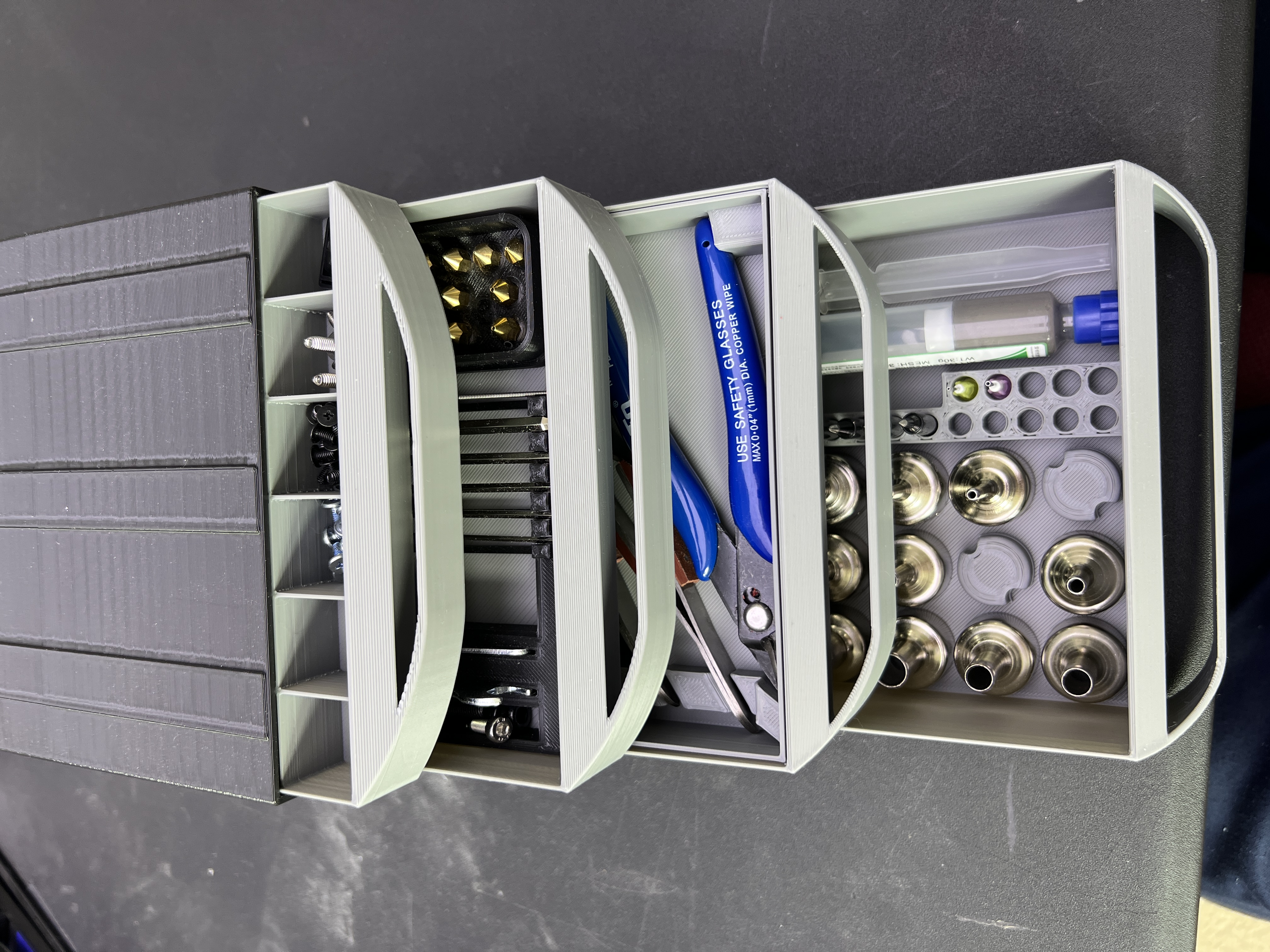 Stackable Modular Parts Drawers