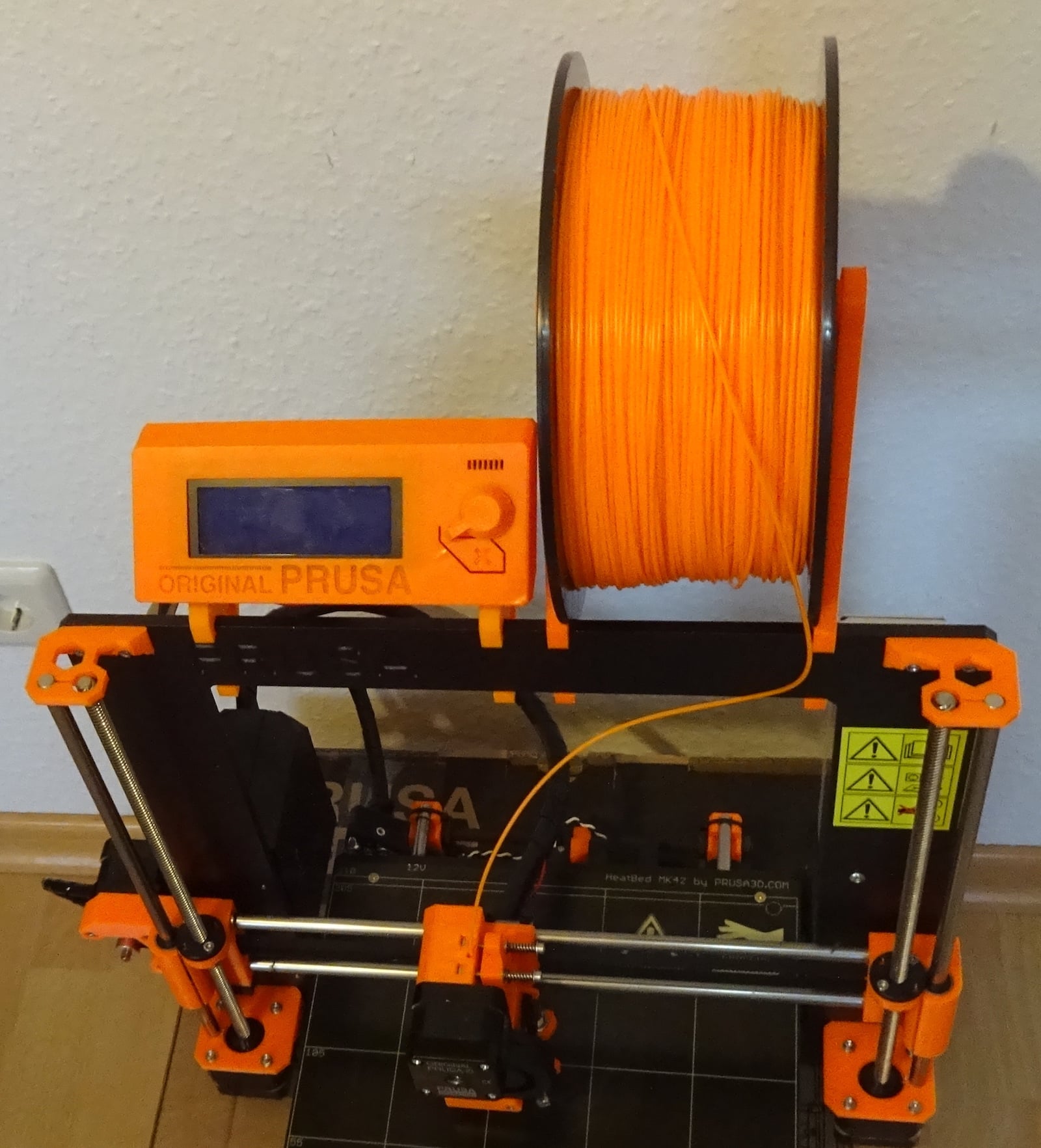 Top display holder brackets for original Prusa i3 MK2