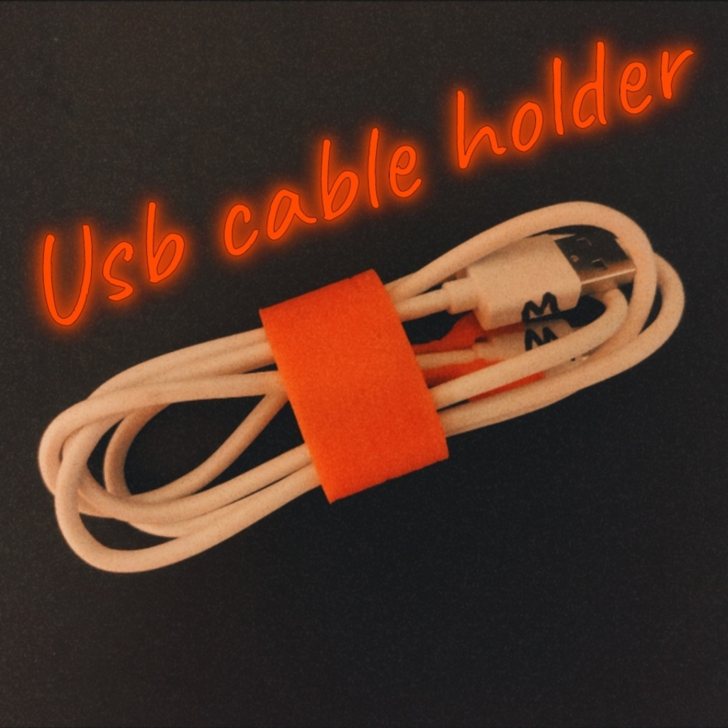 Easy print cable holder 