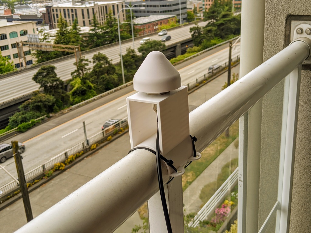 Balcony Railing Antenna Mount