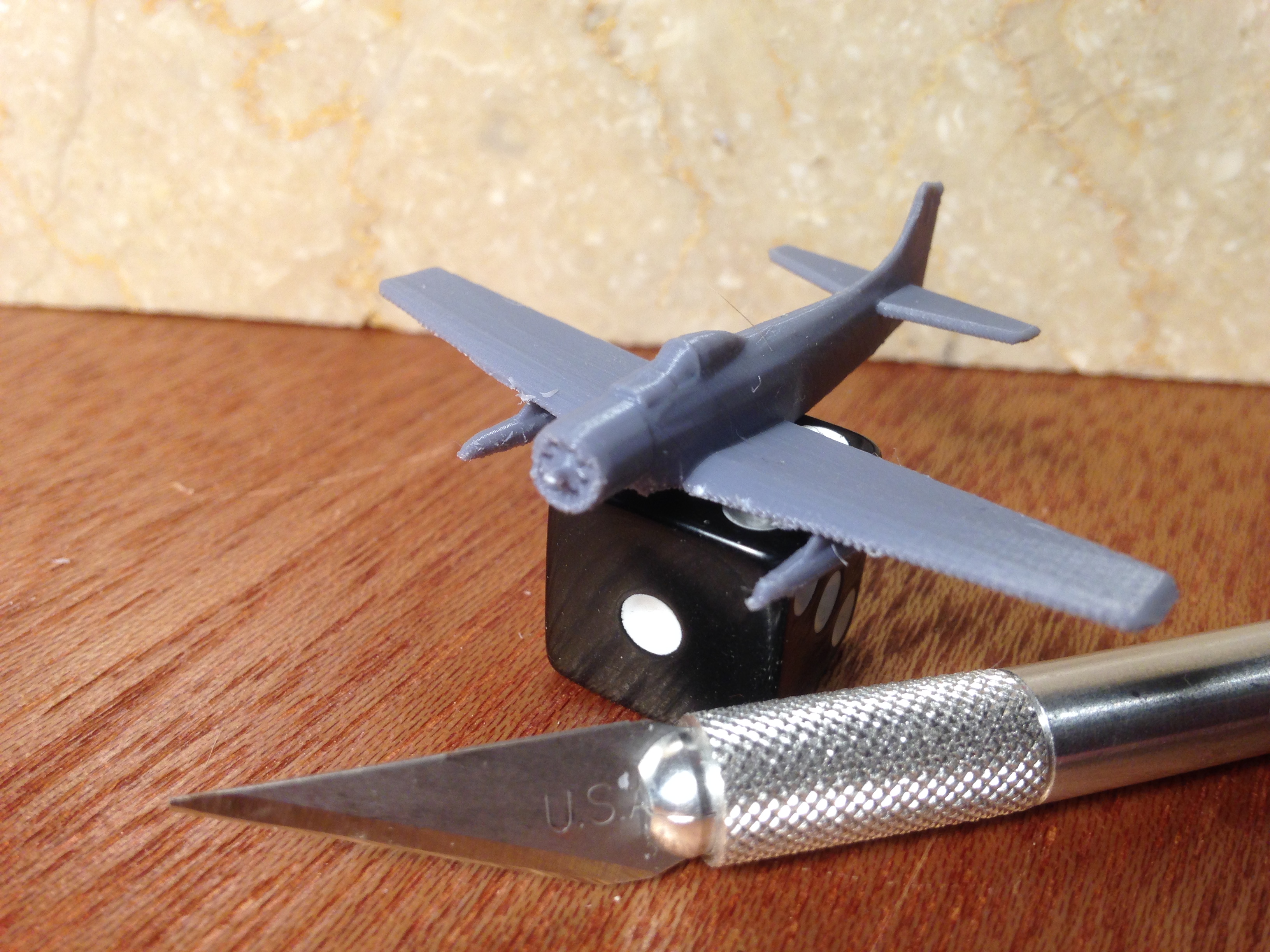AD-6 Skyraider for microarmor