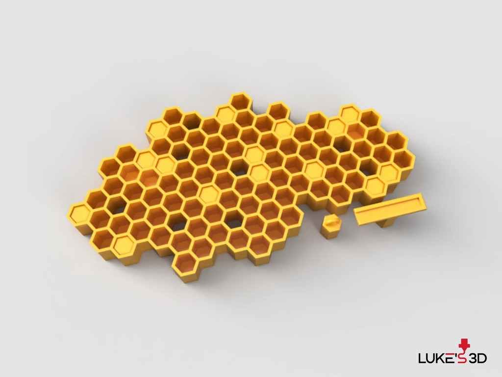 Honeycomb key organizer