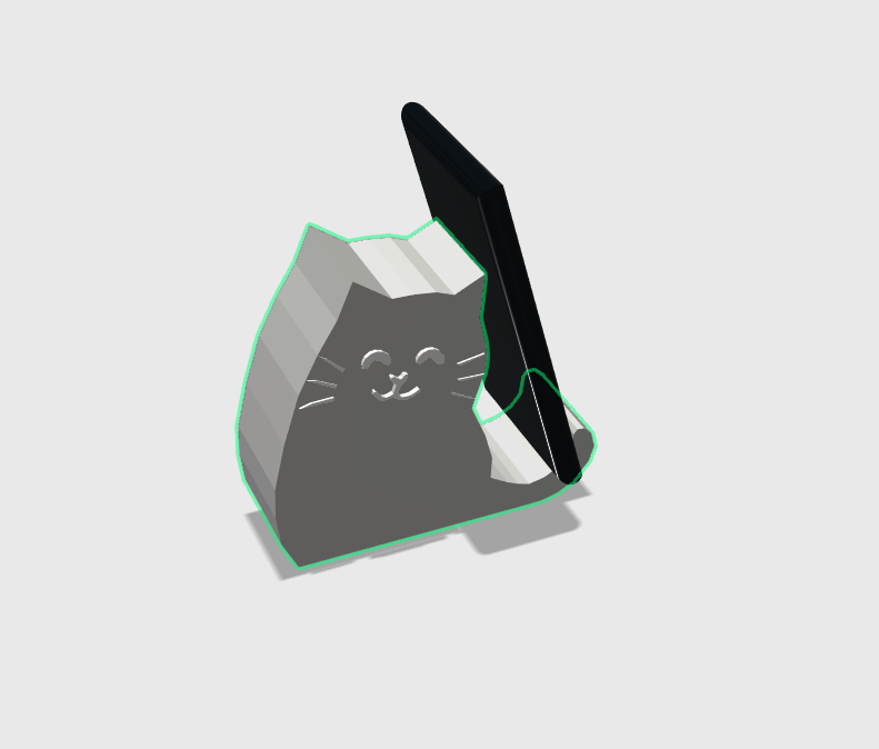 Simple Phone Holder Cat