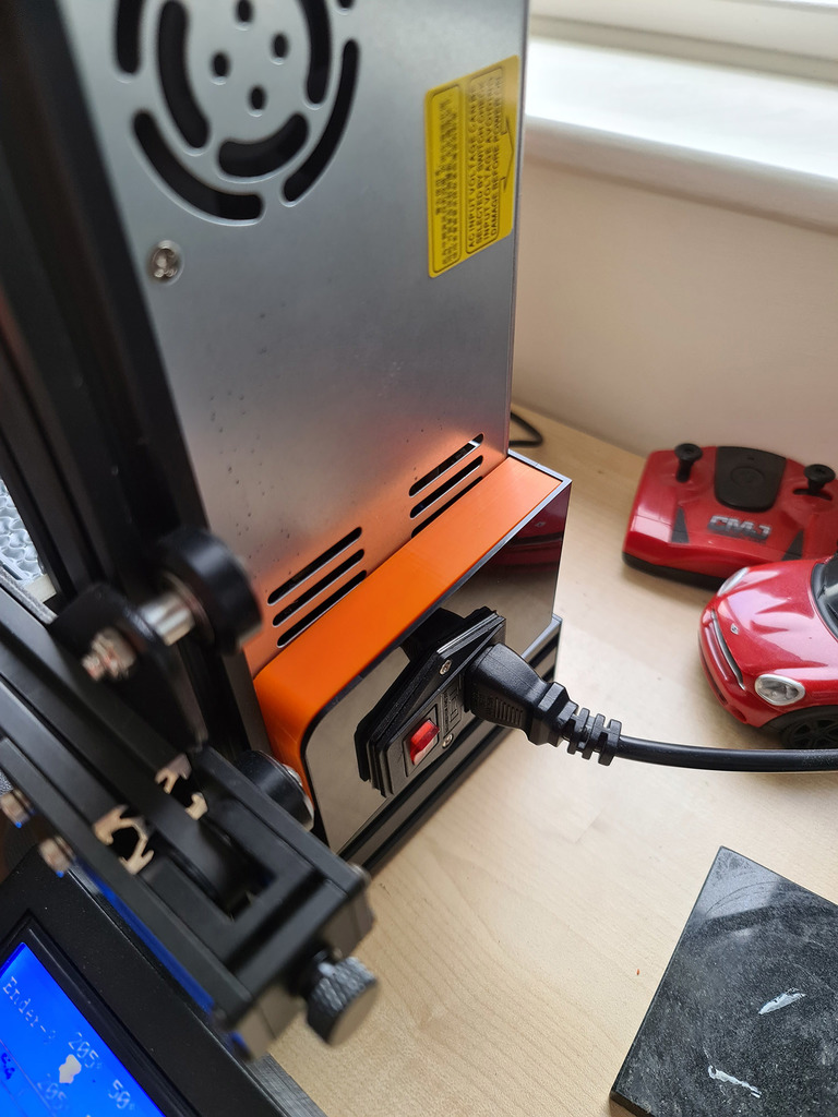 Ender 3 Mean Well Power Supply Cover for Factory Shroud