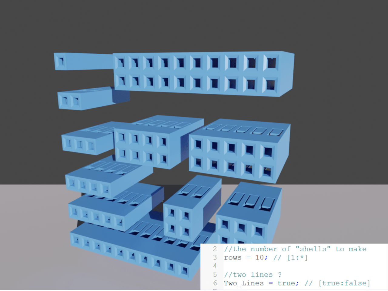 full parametric DuPont Shell