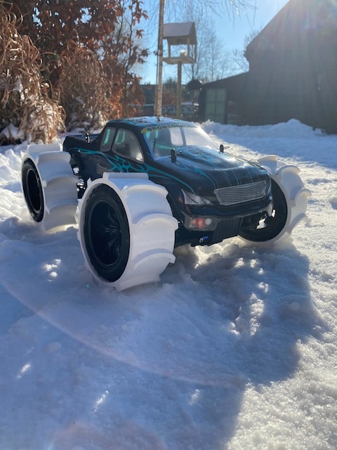 rc car 1:10 snow/ice tires 