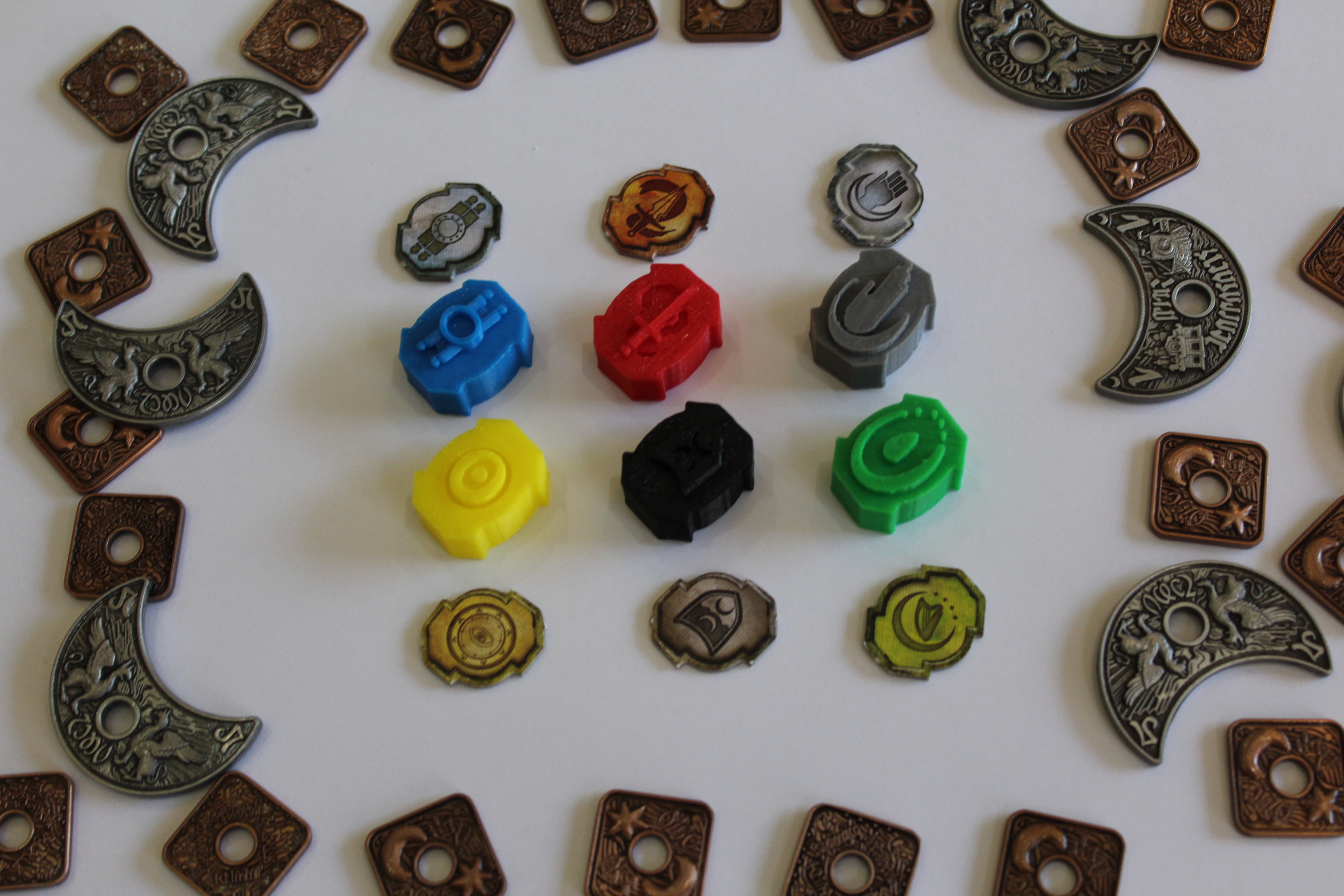 Lords of Waterdeep - Player Building Tokens