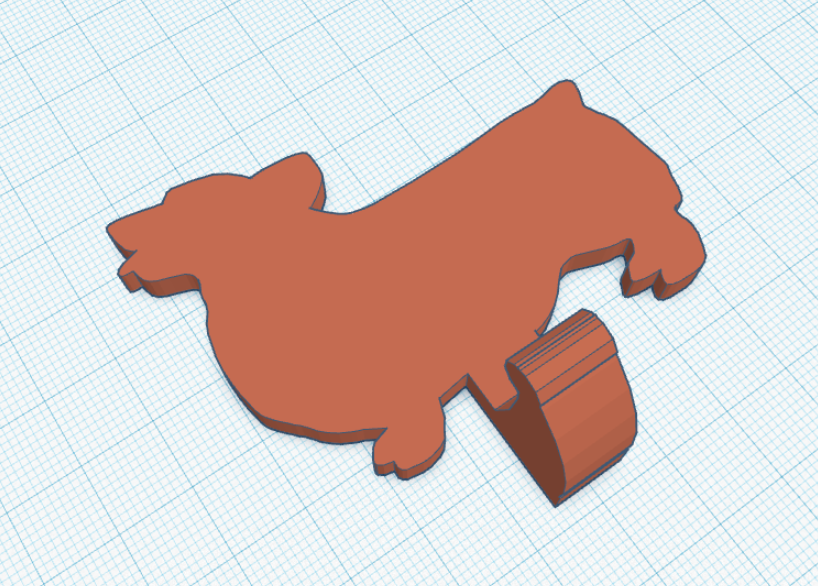 Corgi Towel Hook